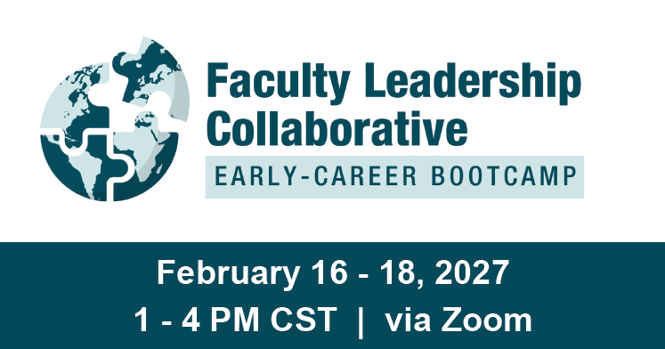 Logo of the upcoming The Faculty Leadership Collaborative (FLC) Early-Career Bootcamp from UTMB